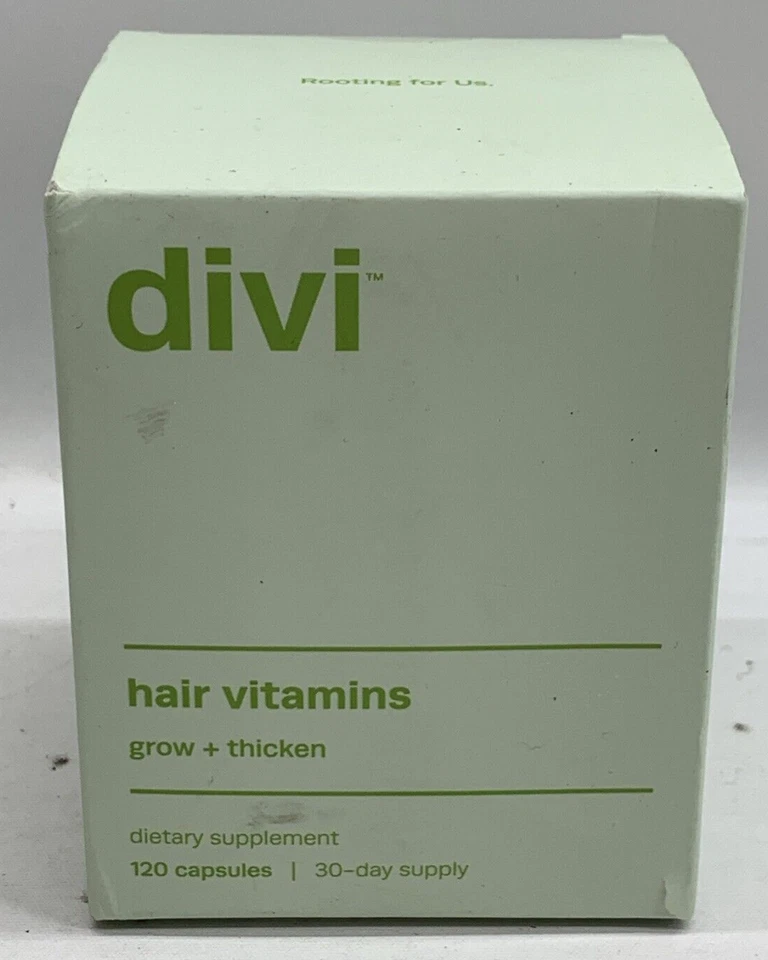 6 Boxes New-unopened Divi Hair Vitamins Unise-Day Supply 120-Count