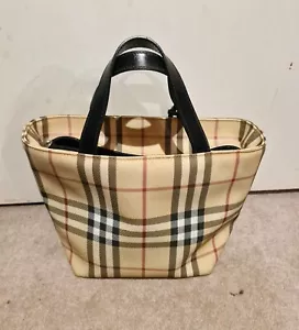 Vintage Burberry tote bag, gorgeous structure Beige H20cm * W23cm - Picture 1 of 9