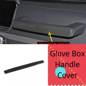 For Mercedes-Benz G-class 2019 Accessories Glove Box Handle Cover Carbon Fiber - Picture 1 of 6
