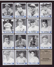 1944 PLAY BALL Baseball Card SET~ALL 45 commemorative cards (TCMA 1983) EX+/NM a