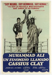 1970 Muhammad Ali , a.k.a. Cassius Clay, Spanish Film Poster, 29" x 44" - Picture 1 of 9