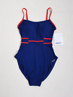 Olympia Badeanzug DE 38B blau/rot black/red NEU Einteiler Softcups Schwimmanzug