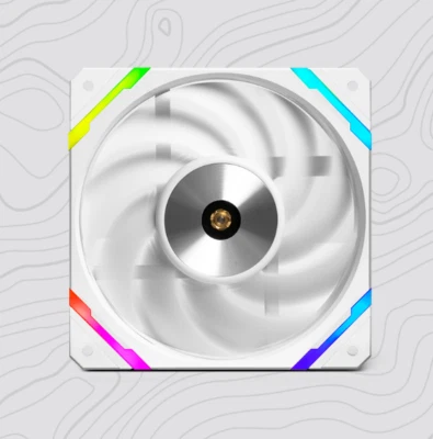 VALKYRIE X12-W 120mm 4pin PWM RGB Fan-White - Image 1 of 4