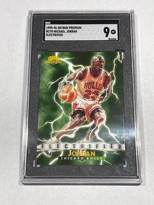 1995-96 SKYBOX PREMIUM ELEKTRIFIZIERT MICHAEL JORDAN #278 BGS 9 NEUWERTIG Chicago Bulls - Bild 1 von 2