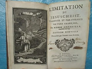 Pierre CORNEILLE : L'IMITATION DE JESUS-CHRIST, 1739. 5 gravures par Pocquet. - Picture 1 of 12