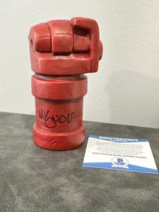 Mike Mignola Signed Hellboy 6 Inch Figure Ceramic Bank Statue BAS Beckett - Picture 1 of 9