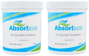ABSORBASE 16oz for Extremely Dry Skin Unscented ( 2 pack ) GERIMED __ NEW LOOK! - Picture 1 of 3
