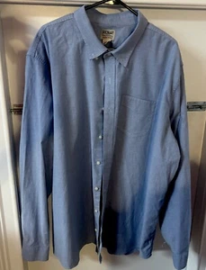 LL Bean Mens Sz XXXL Regular Shirt Long Sleeve Traditional Fit. Cotton Blend  - Picture 1 of 6