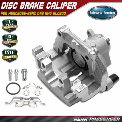 Rear Right Brake Caliper with Bracket & Piston for Mercedes-Benz C43 AMG GLC300 - Image 1 of 4