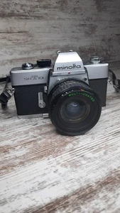 Minolta SRT-101 SLR 35mm Vintage Film Camera with Makinon 28mm f/2.8 lens - Picture 1 of 16