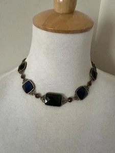 Ralph Lauren mehrfarbige goldfarbene Halskette neu mit Etikett $ 58,00 - Bild 1 von 4