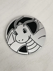 Dragonite Jumbo Silber Pokemon TCG Münze - Bild 1 von 2