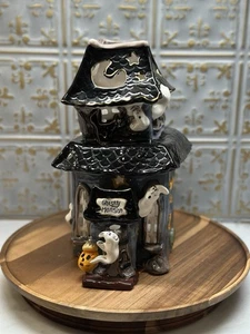 2009 Blue Sky Clayworks Ghostly Mansion, tea light house - Picture 1 of 16