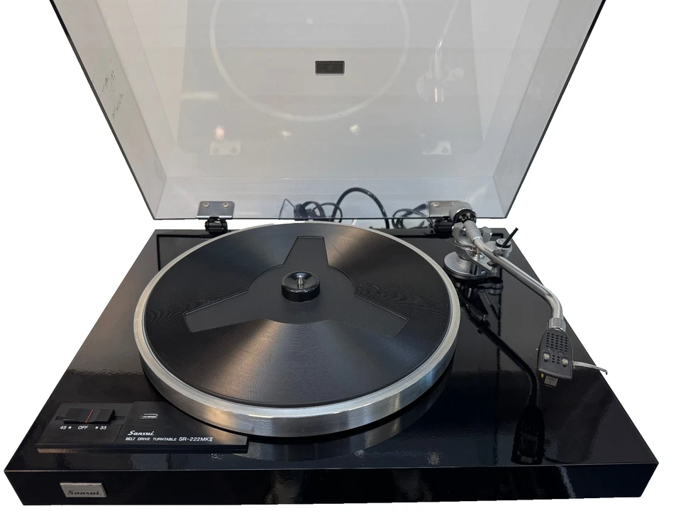 Sansui SR-222 MK ll vintage turntable / record player - Image 1 of 4