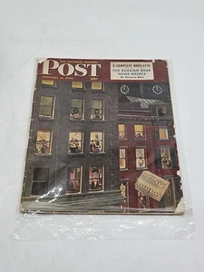 Jan. 1948 Post Magazine. Illustrated Cover by J. Falter. Studebaker Regal DeLuxe - Imagen 1 de 2