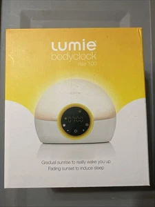 NEW Lumie Bodyclock Rise 100 Wake Up Sleep Light Alarm Clock Sunrise Sunset Lamp - Picture 1 of 3