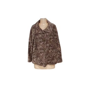 Talbots Brown Animal Print Jacket - Picture 1 of 4