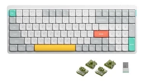 Nuphy Air96 V2 Multicolor Wireless/Wired Gaming Low Profile Keyboard Cowberry - Picture 1 of 4