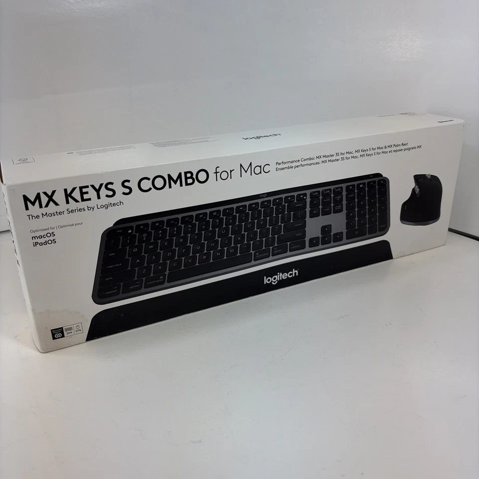 SEALED Logitech MX Keys S Combo For Mac 920-012592 - Image 1 of 4