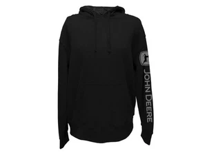 LP71246 - Sudadera con capucha manga TM negra John Deere XL - Imagen 1 de 1