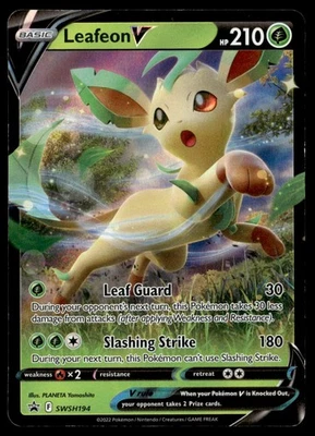 Leafeon V Promo  SWSH: Sword & Shield Promo Cards SWSH194 LP Pokémon TCG - Image 1 of 2