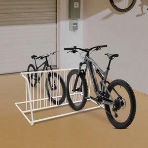 Supporto portabici da pavimento, supporto portabici a doppia faccia, supporto portabici commerciale - Foto 1 di 24