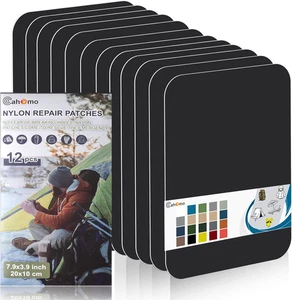 Toppe Autoadesive in Nylon, 12 Pezzi 20X10 Cm Toppa Adesiva per Tessuti, Patch D - Foto 1 di 12