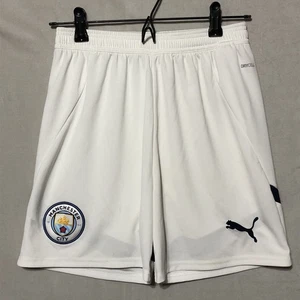 Pantalón corto de fútbol local Puma Manchester City Youth Drycell XL blanco - Imagen 1 de 13