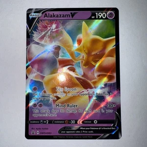 Alakazam V SWSH083: Sword & Shield Black Star Promo Pokemon TCG - Picture 1 of 2