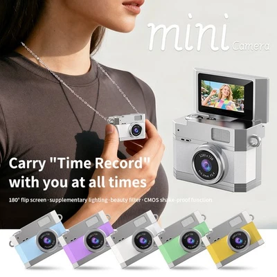 Mini Student CCD Digitalkamera HD 1080P Video 0,96Zoll Flip Selfie Bildschirm - Bild 1 von 4