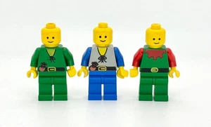 Lego Castle - 3 x Vintage Forestmen Minifiguren - Sammlerstück, selten - Bild 1 von 1