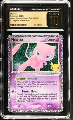 Pokemon Celebrations Mew EX Legend Maker CGC 10 PRISTINE - Image 1 of 2