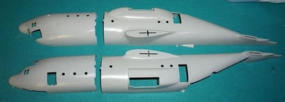 C-130 E/H Hercules Testors 1/48 #594 All 4 Fuselage Pieces. - Image 1 of 3