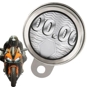 Vintage Classic Motorcycle Stainless Steel Tax Disc Holder Rustproof NEW SILVER - Picture 1 of 10