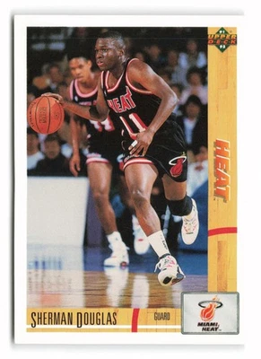 1991-92 Upper Deck #122 Sherman Douglas Miami Heat - Image 1 of 2