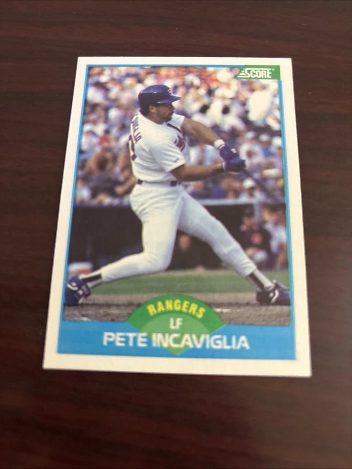 1989 Score Pete Incaviglia Texas Rangers #201 - Image 1 of 1