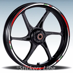 Adesivi ruote moto strisce cerchi DUCATI, SUZUKI, HONDA, YAMAHA, TRIUMPH, KTM - Foto 1 di 1