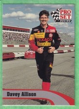 1992 Pro Set Winston Cup #183 Davey Allison Robert Yates Racing Texaco Havoline