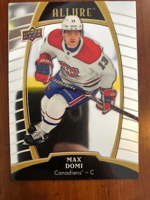 19-20 UD Allure Hockey 15 Max Domi - Image 1 of 2