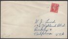 AOP GB ship cover to Lund with cancelled ms Ship Name / London