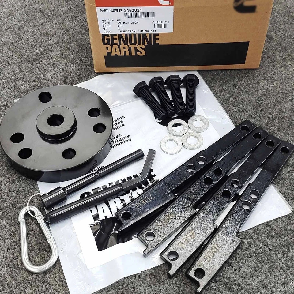 Kit de herramientas extractor de engranajes de leva inyector de sincronización Cummins ISX 3163021 3163069 3163530 NUEVO Foto 1 de 4