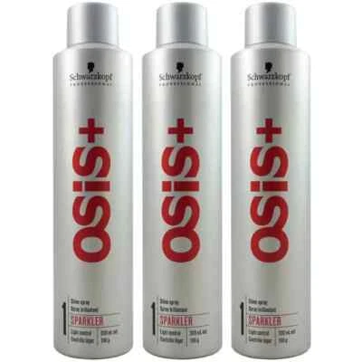 Schwarzkopf Osis Sparkler Glanz 3er-Pack Haarspray Set Glanzspray 1. Version