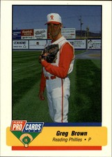 1994 Reading Phillies Fleer/ProCards #2055 Greg Brown