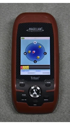 Magellan Triton 300 Waterproof Hiking GPS Handheld/Outdoors Very Good Condition - Image 1 of 4