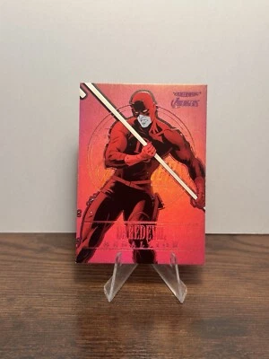 2022 Marvel Fleer Ultra Avengers Daredevil Ruby Medallion 08/65 - Image 1 of 4