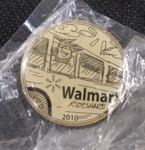 Walmart Rideshare 2010 Lapel Pin Walmart Associate - Picture 1 of 3