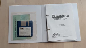 Markt&Technik CLImate 1.2 Amiga Software in Schuber +original 3.5" Diskette - Afbeelding 1 van 5