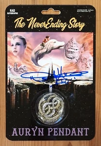 Noah Hathaway Signed The NeverEnding Story Auryn Pendent Necklace Custom Toy RAD - Picture 1 of 1