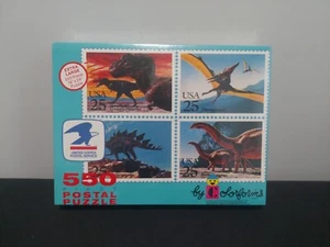 Dinosaurier USPS Postal Service Briefmarken Puzzle #561 Colorforms 550 Stck. VERSIEGELT 1989 - Bild 1 von 6