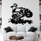 Atv Quad Wall Decal Motorcross Dirty Girl Free Style Bike Wall Sticker Dirt Bike